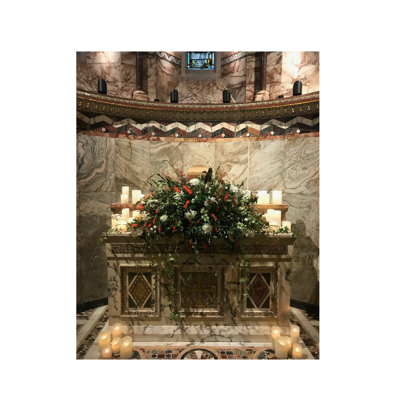 Cascading church alter