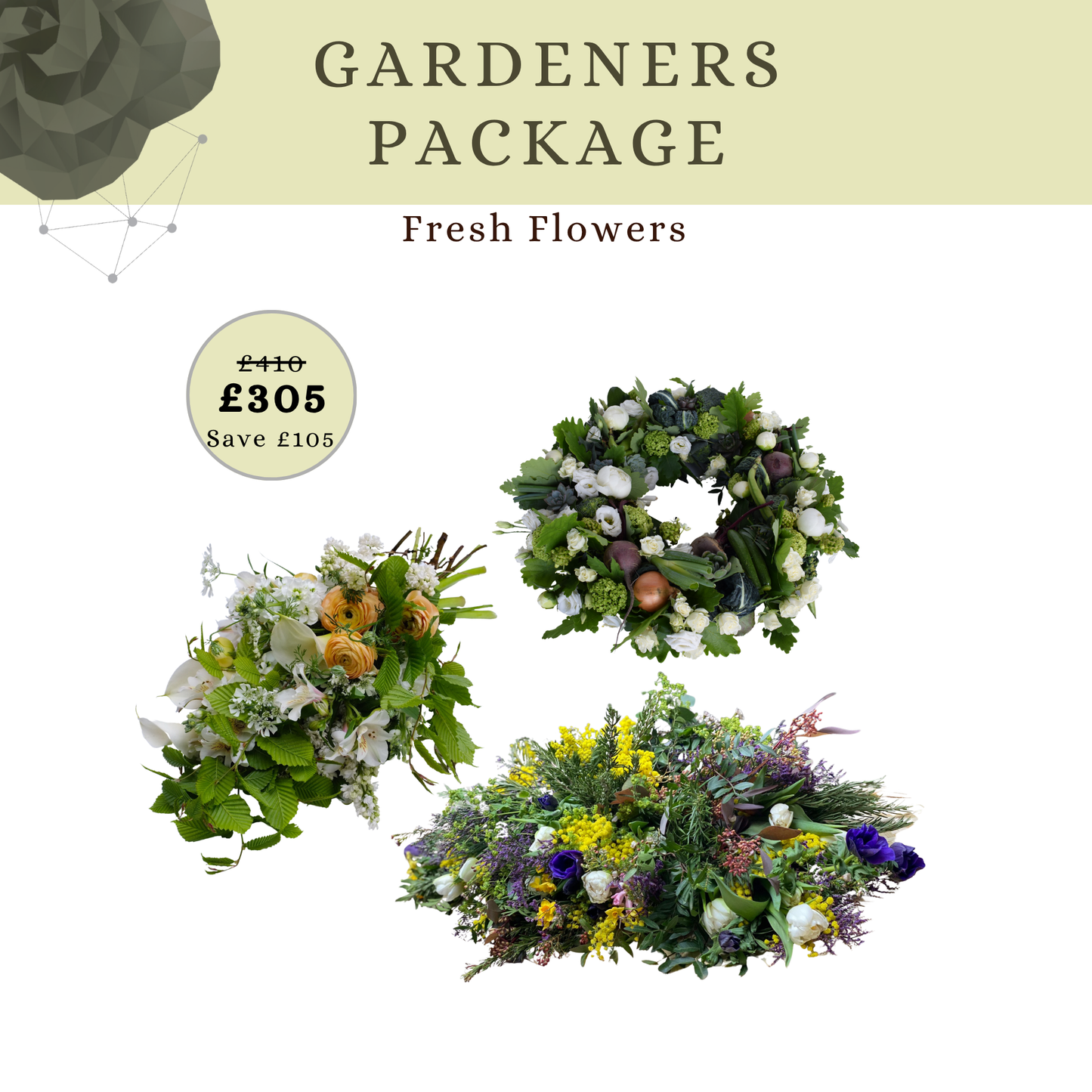 Gardeners Funeral Flowers Package