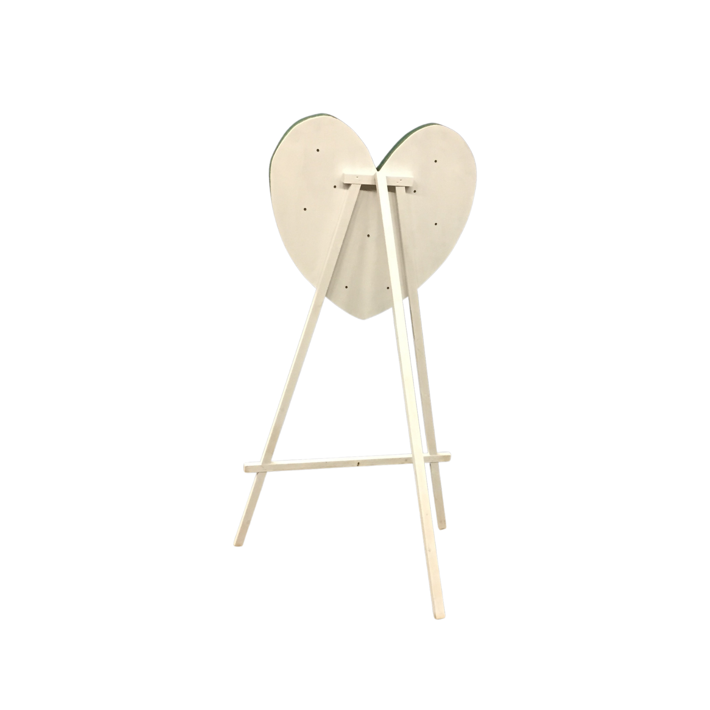 Full heart on high easel