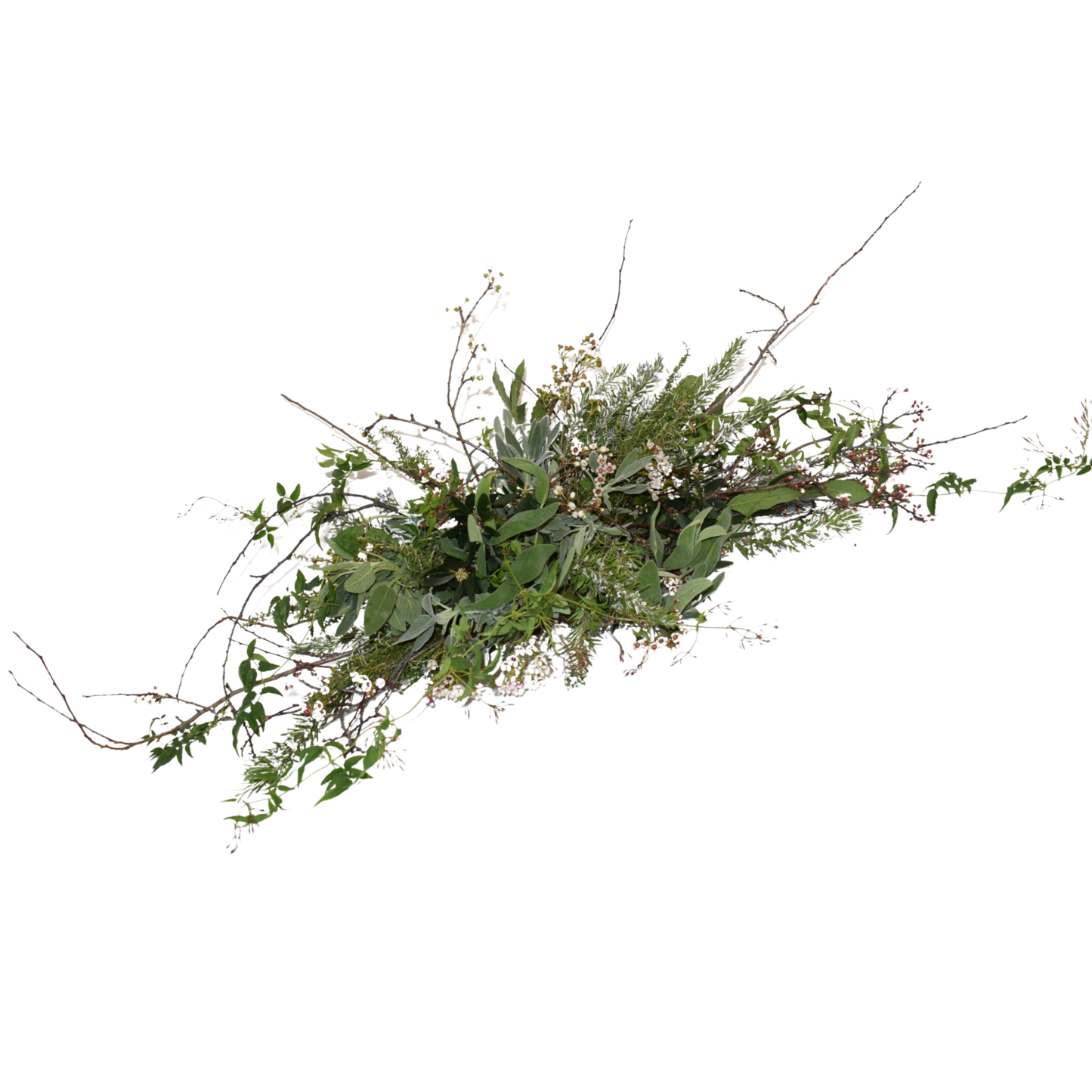 Wild sprigs spray and herb garland