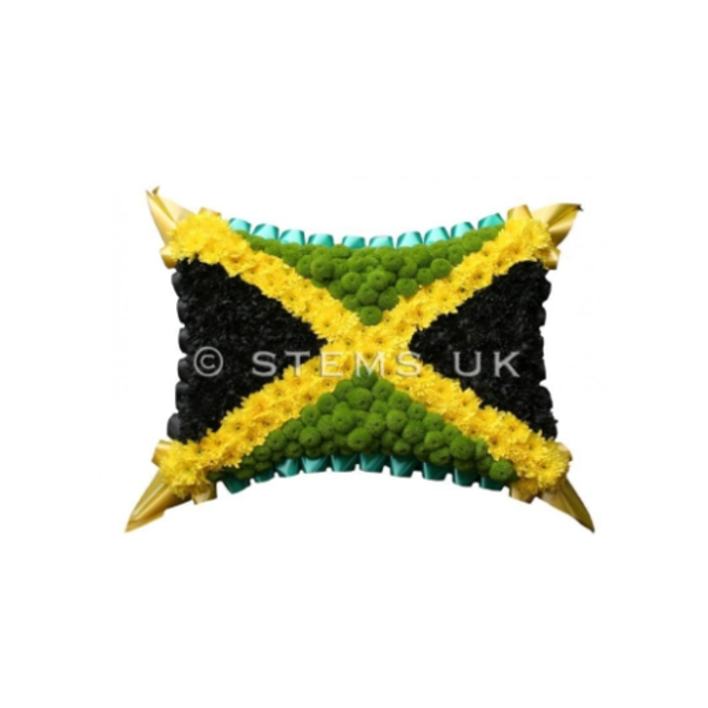 Jamaican flag pillow
