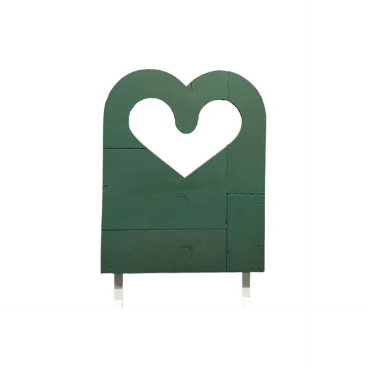 Heart peep board selfie booth