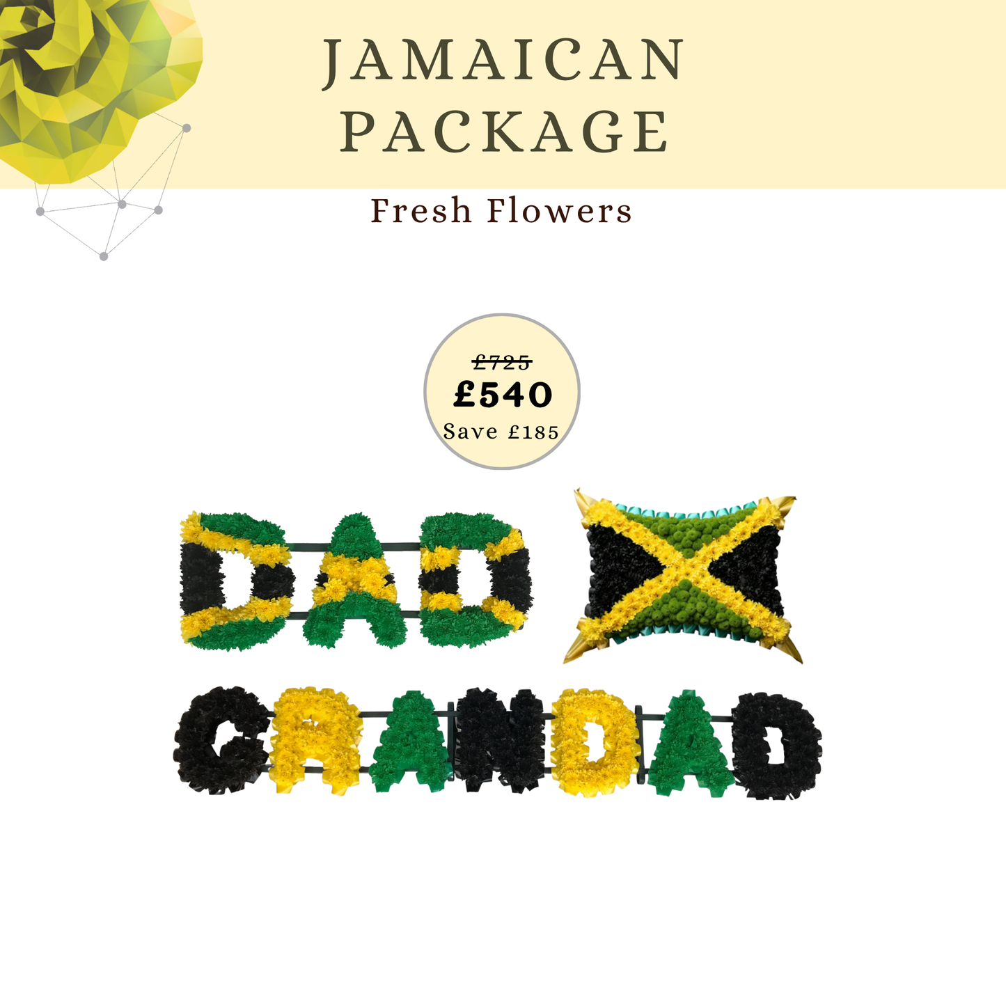 Jamaican Funeral Flowers Package