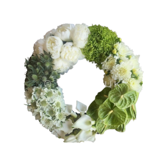 Colour of life wreath