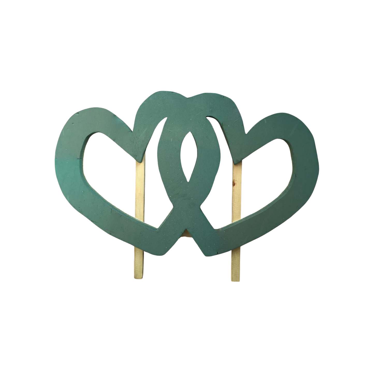 Double open heart on stand