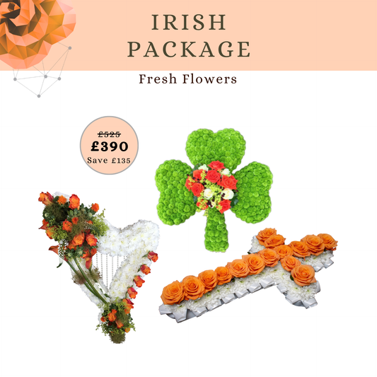 Irish Funeral Flowers Package