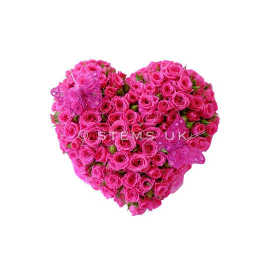 Miniature Rose Heart