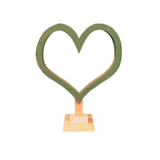 Open heart on base plate