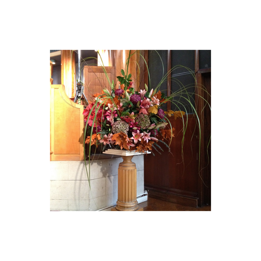 Statement church pedestal