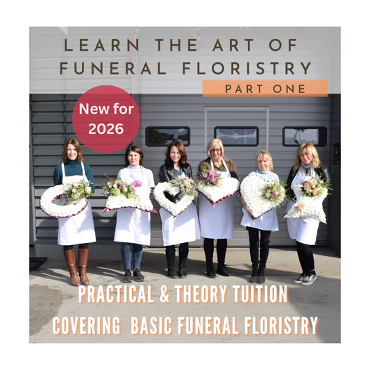 Learn the art of funeral floristry - Part one, the basics
