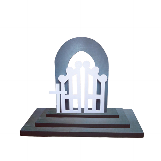 Gates of heaven with steps