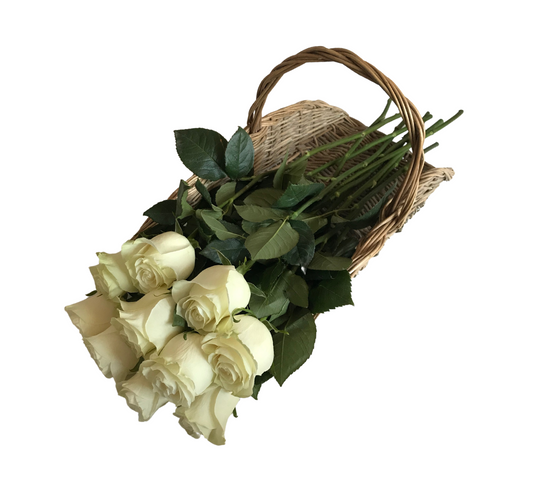 10 Luxury single stem roses