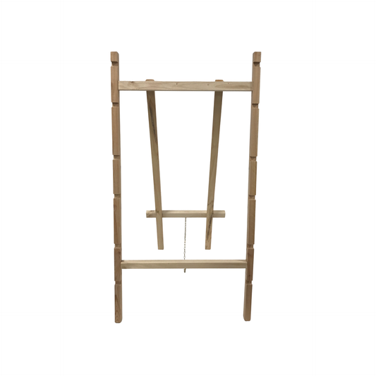 Wooden letter stands