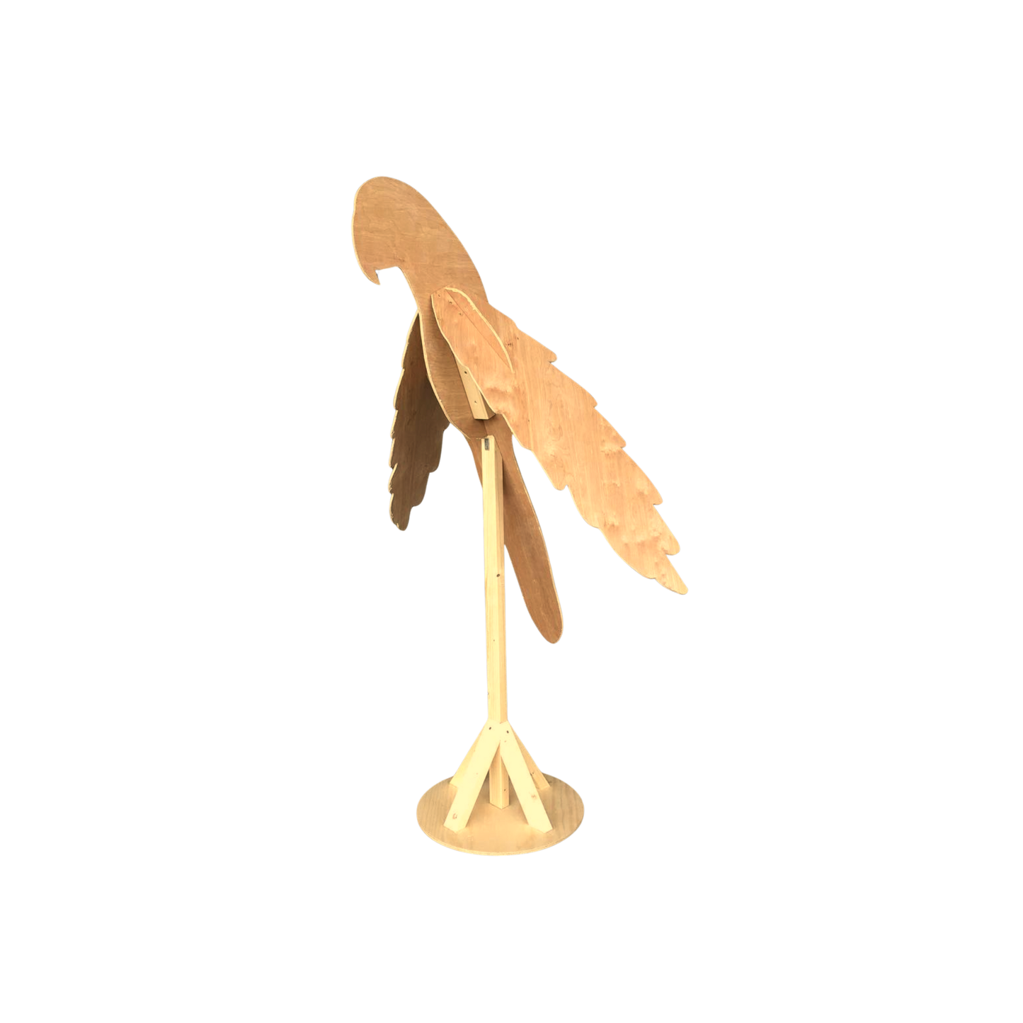 Wooden bird structure
